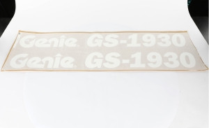 Genie Lift Part # 214880GT - DECAL KIT, 1930 COMP, ANSI/CSA, EA