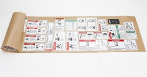 Genie Lift Part # 217254GT - DECAL KIT,2632 COMP.,WRD,ANSI, EA