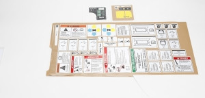 Genie Lift Part # 217254GT - DECAL KIT,2632 COMP.,WRD,ANSI, EA