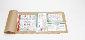 Genie Lift Part # 217254GT - DECAL KIT,2632 COMP.,WRD,ANSI, EA