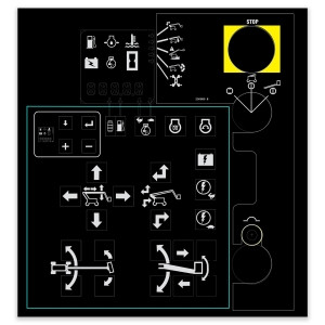 Genie Lift Part # 230985GT - DECAL,GROUND CONTROL,Z135, EA