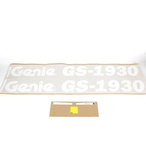 Genie Lift Part # 233225GT - DECAL KIT,1930 COMP.WORD, EA