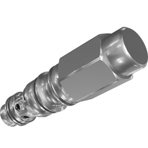 Genie Lift Part # 233814GT - VALVE, LOAD CONTROL, LOAD REACTIVE, 3-PORT NON-VENTED, 4.5:1 PILOT RATIO, MBEG-XLN@4000 PSI FIXED, B108-01U-B01, EA