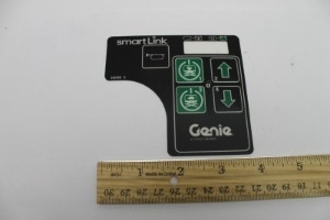 Genie Lift Part # 236360GT - DECAL, UI, GS69DC,PCON, EA
