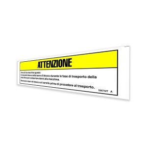 Genie Lift Part # 52675ITGT - DECAL, CAUTION, DAMAGD MACHINE, EA