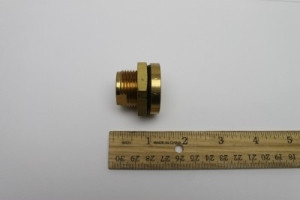 Genie Lift Part # 54324GT - FITTING,BULKHEAD,3/8NPT,FUELTK, EA