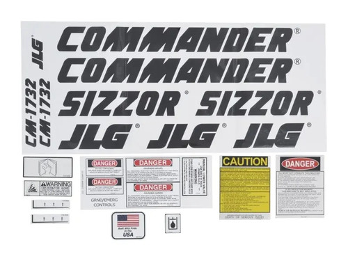 JLG Part # 2900844 | DECAL,KIT CM1732 DOM, EA