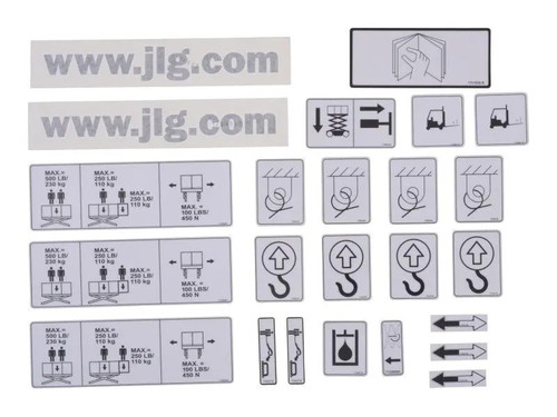 JLG Part # 2902070 | KIT,DECAL, PICTOGRAM, 1932E2, EA