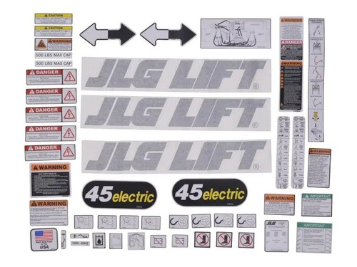 JLG Part # 2910010 | DECALS 45E(DOM/CSA), EA
