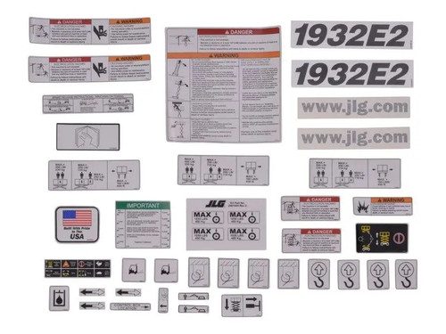 JLG Part # 2910120 | DECALS (DOM/CSA), EA
