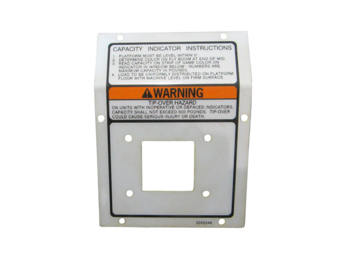 JLG Part # 3252346 | NAMEPLATE, (CAP IND), EA