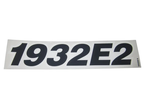 JLG Part # 3252598 | NAMEPLATE,MODEL TAG 1932E2, EA