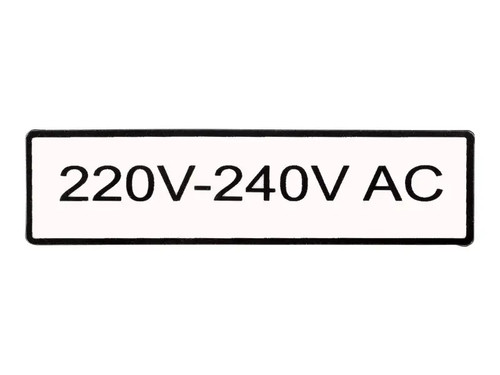 JLG Part # 3252760 | NAMEPLATE, 240V., EA