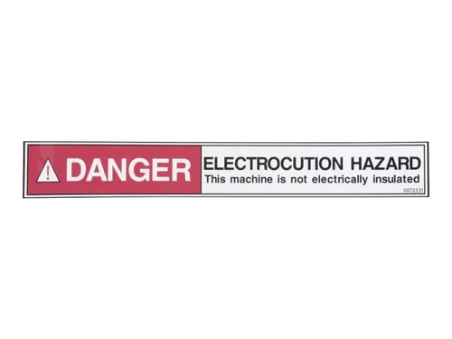 JLG Part # SN0072531 | SN-DECAL, DANGER ELEC HAZARD, EA