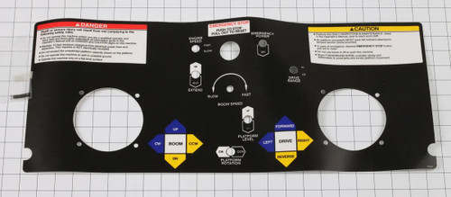 JLG Part # SN82014 | SN-DECAL,CONTROL BOX, EA