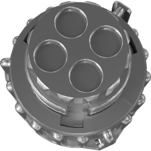 Genie Lift Part # 822445GT - CONN,CIRC. AMP 4WAY,BLACK, EA