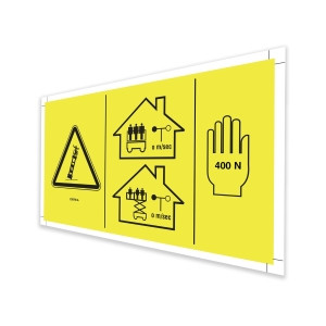 Genie Lift Part # 230756GT - DECAL,SYM,MAN FORCE,GS-4047,CE, EA