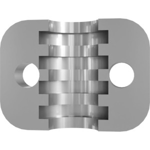 Genie Lift Part # 1254460GT - CLAMP HALVES,SINGLE,1/4"PIPE, EA