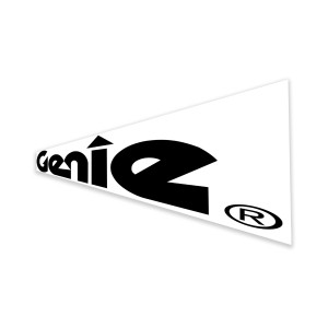 Genie Lift Part # 1254667GT - DECAL,GENIE LOGO,BLK,65MM, EA
