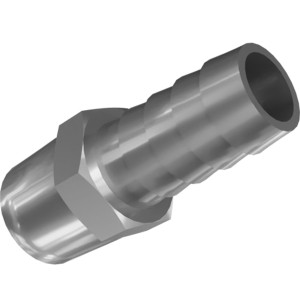 Genie Lift Part # 824471GT - FITTING,3/8 NPT TO 1/2 BARB, EA