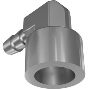 Genie Lift Part # 824874GT - FITTING,3/8NPT TO 1/4BARB,90, EA