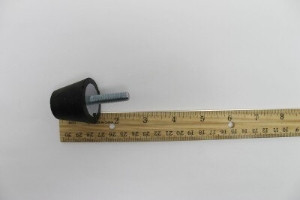 Genie Lift Part # 1261277GT - RUBBER BUMPER, 1.25 X 1.25 IN, EA