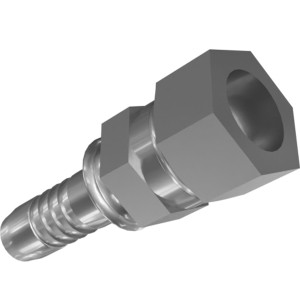 Genie Lift Part # 824351GT - FITTING,STR,3/8 HS X 9/16-18,JIC,SW,FEMALE, EA