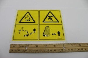 Genie Lift Part # 215646GT - DECAL, 2 DECAL COMBO, EA