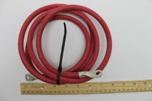 Genie Lift Part # 1257059GT - CABLE ASSY., BATT. 74.5" RED, EA