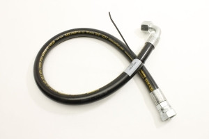 Genie Lift Part # 94374-4130GT - HOSE ASSY, 3/4, 90 FEM, STR FEM, EA