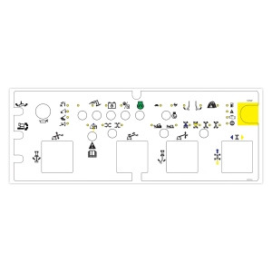 Genie Lift Part # 232978GT - DECAL, PCON LID,SUPER X, EA