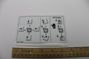 Genie Lift Part # 09.4618.1688GT - DECAL, EA