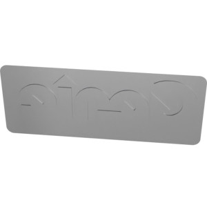 Genie Lift Part # 1254595GT - DECAL,COSMETIC,GENIE DOMED,BLK/SILVER 2.5, EA