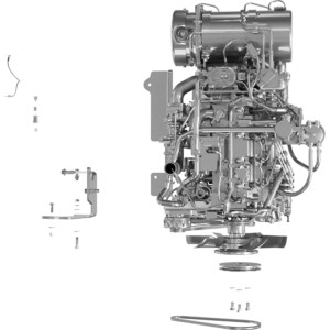 Genie Lift Part # 1254883GT - OPT,GEN BD 3500W 110/60 S80P4, EA