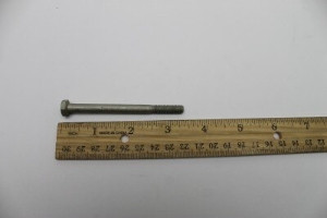 Genie Lift Part # 1256123GT - SCREW,HHC,1/4-20X3.25,8,ZAG, EA