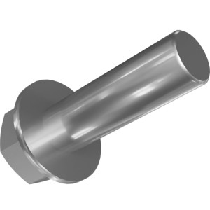 Genie Lift Part # 1256126GT - SCREW,HHF,5/8-11X2,8,ZAG, EA