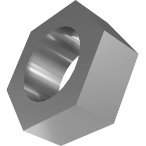 Genie Lift Part # 1257084GT - NUT,JAM,3/8-24,5,LH,ZAG, EA