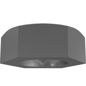 Genie Lift Part # 1257085GT - NUT,TL,JAM,3/8-24,A,ZAG, EA
