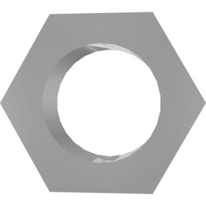 Genie Lift Part # 1257225GT - NUT,JAM,3/8-24,A,ZAG, EA