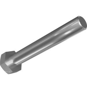 Genie Lift Part # 1257706GT - SCREW,HHC,M10-1.5X70,DIN931,10.9,ZAB, EA