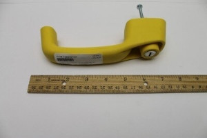 Genie Lift Part # 1260061GT - HANDLE, YELLOW LOCKING, CODE D250, EA
