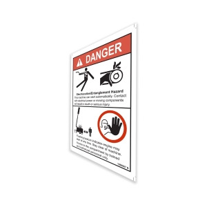 Genie Lift Part # 1266887GT - DECAL, DANGER, OPERATION, AUTO-START, EA
