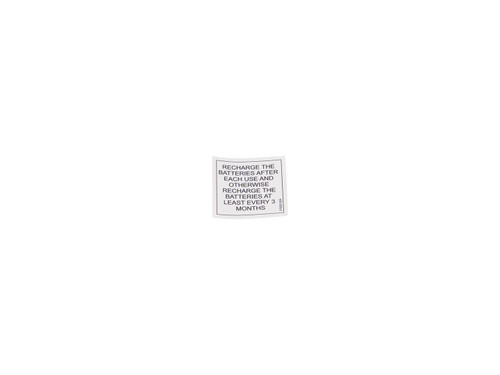 JLG Part # 07202100 | STICKER LITHIUM, EA
