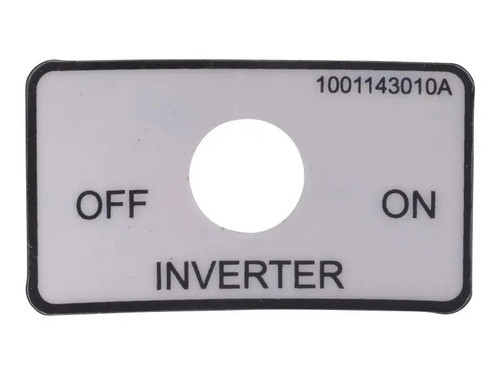 JLG Part # 1001143010 | DECAL,ON\OFF INVERTER, EA