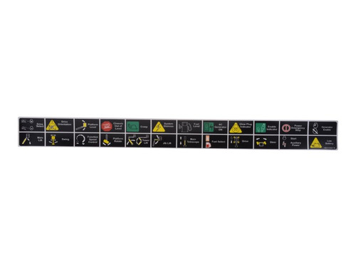 JLG Part # 1001170057 | DECAL,LEGEND PLF, EA