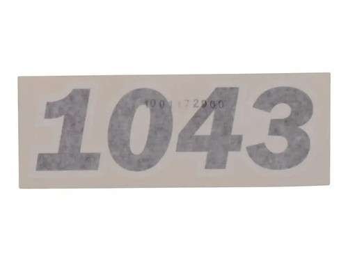 JLG Part # 1001172960 | DECAL,JLG 1043, EA
