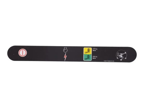 JLG Part # 1001184619 | DECAL,STOP & AUX POWER (CE), EA