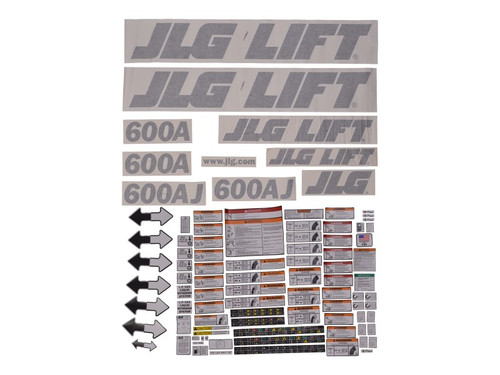 JLG Part # 1001193631 | KIT(SERVICE),MACHINE DECAL, EA