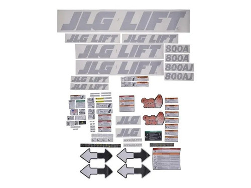 JLG Part # 1001193637 | KIT(SERVICE),MACHINE DECAL, EA