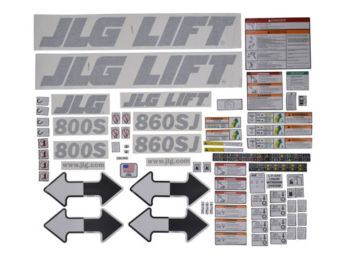 JLG Part # 1001193639 | KIT(SERVICE),MACHINE DECAL, EA
